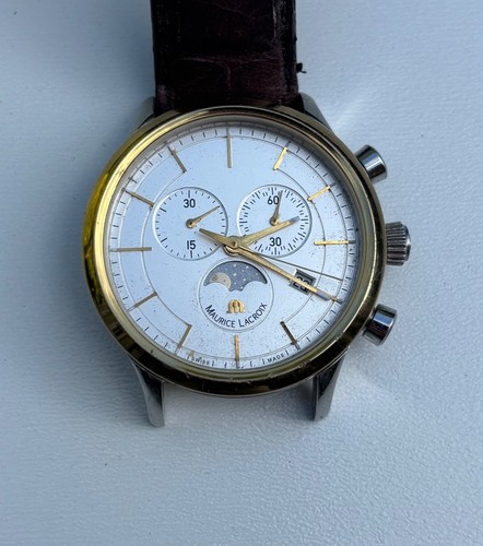 Maurice Lacroix Les Classiques Moonphase LC1148 Men's Watch 40mm - Picture 2 of 6