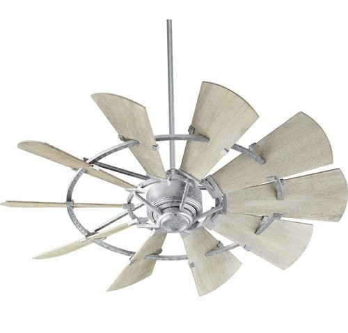 Quorum Windmill 52" Fan, Galvanized - 95210-9