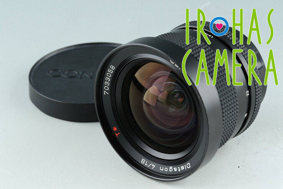 Contax Carl Zeiss Distagon T* 18mm F/4 MMG Lens for CY Mount Contax Carl Zeiss Distagon T* 18mm F/4 MMG Lens for CY Mount