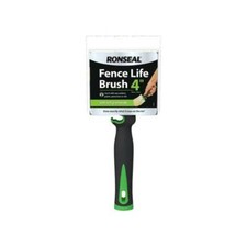 Ronseal Outdoor Exterior Wood Timber Garden Shed & Fence Life Paint Brush - 4"