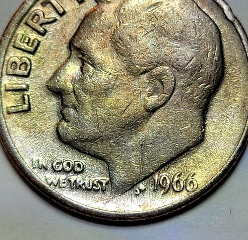 1966 Dime No Mint Mark *Errors* See Photos - Picture 3 of 8