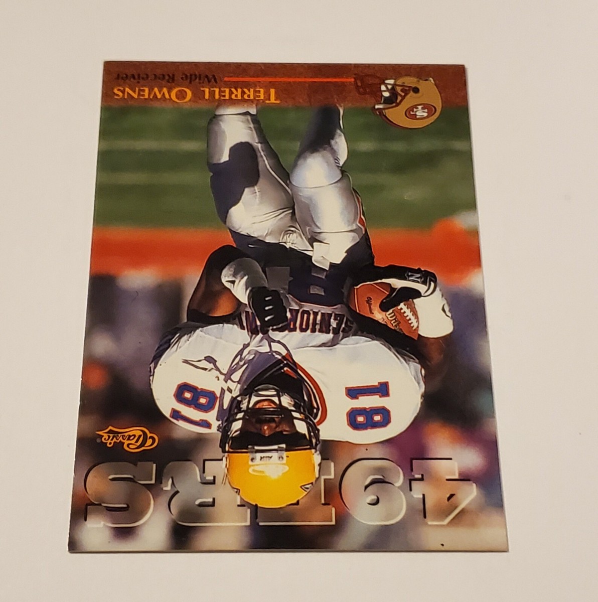 1996 Classic NFL Rookies Terrell Owens #94 Rookie (dent