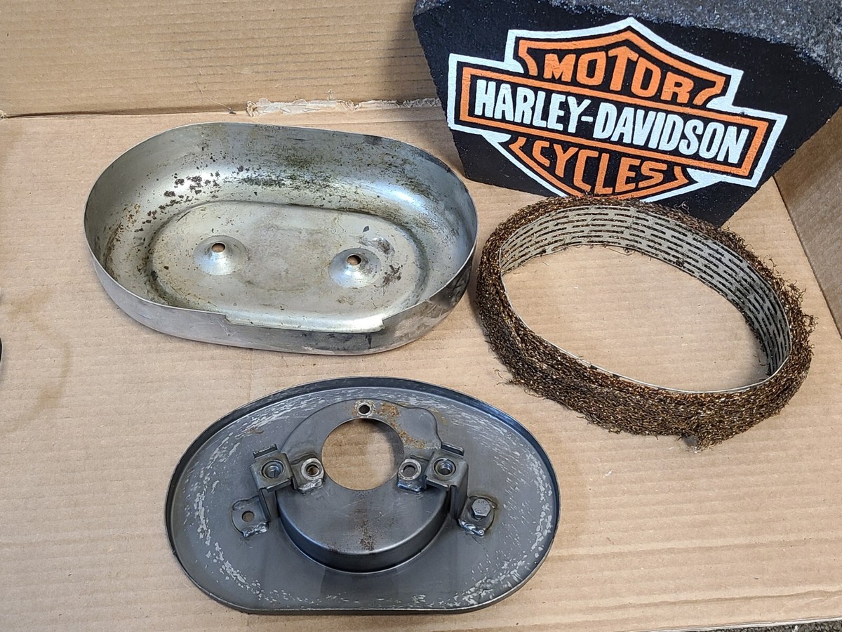Harley IronHead FL XL Bendex Air Cleaner Cover & Backing Plate