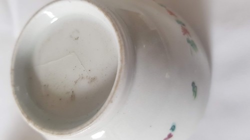 CHARMING ENGLISH NEWHALL TYPE TEA BOWL & SAUCER BOWL CIRCA 1800s - Picture 8 of 8