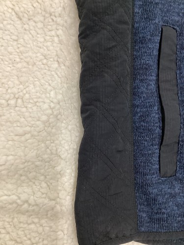 Orvis Men's Large Windproof  Sweater Fleece Vest Blue With Black - Bild 6 von 6