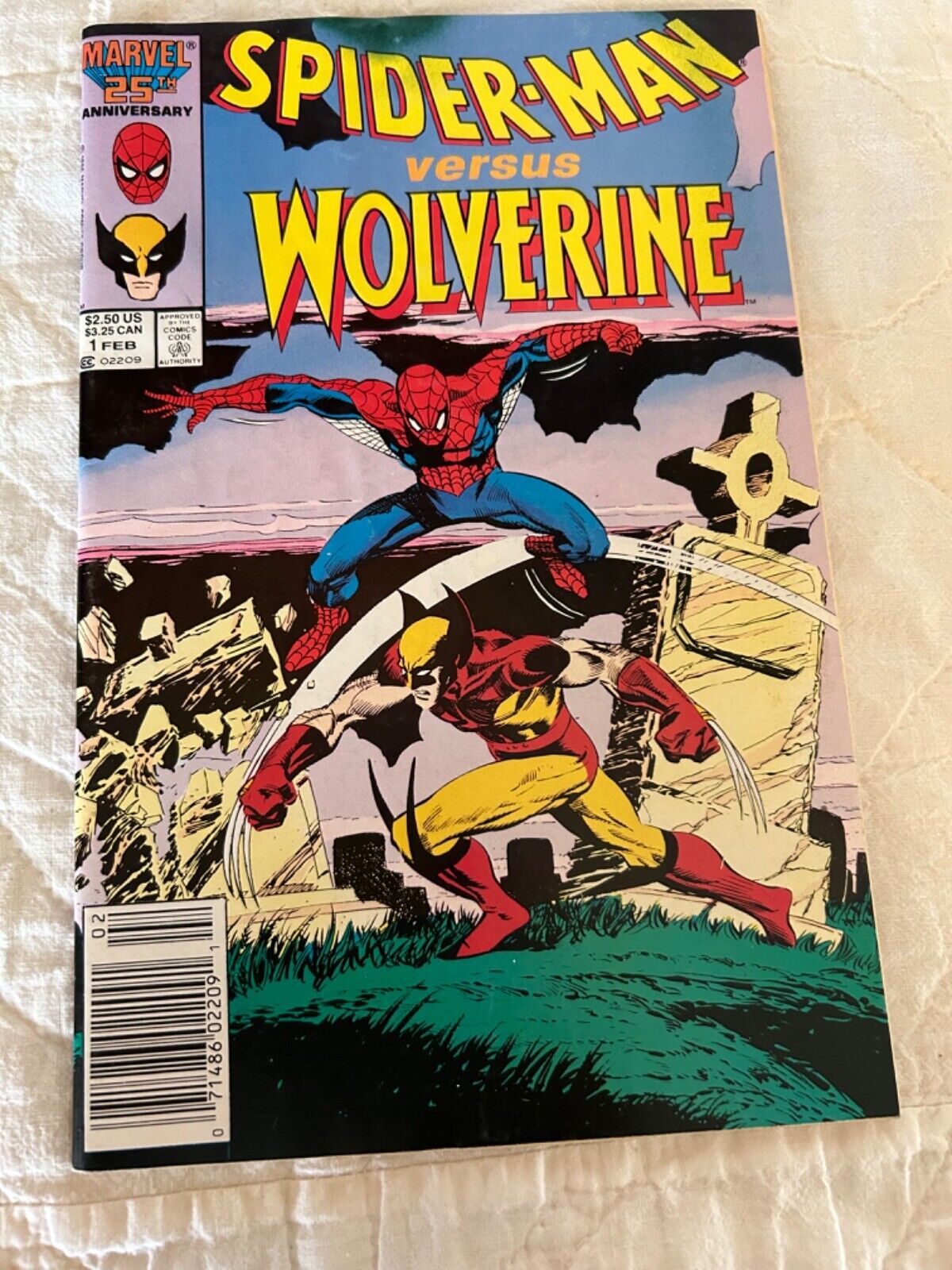 Vintage Spider-Man Versus Wolverine #1 (Marvel, 1986) High Grade Hobgoblin