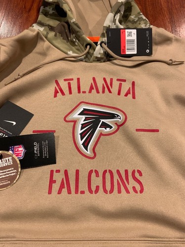 Nike Men’s Atlanta Falcons Salute To Service Hoodie Sweatshirt Large L NFL - Picture 7 of 11