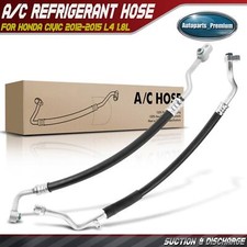 2pcs Ac Refrigerant Suction Discharge Line For Honda Civic 2012-2015 L4 1.8l