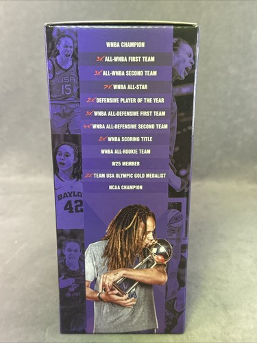Brittney Griner Bobblehead 2023 Phoenix Mercury Fan Appreciation WNBA Open Box - Picture 3 of 16