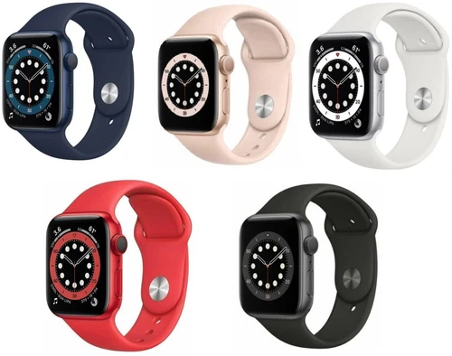 Apple Watch Series 6 (GPS) Aluminum 40mm Gray Gold Silver Red Blue - Acceptable