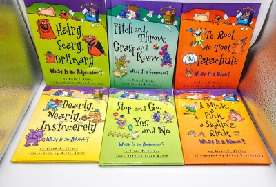Words are CATegorial Books Parts of Speech Grammar Lot of 6 HC Brian P Cleary