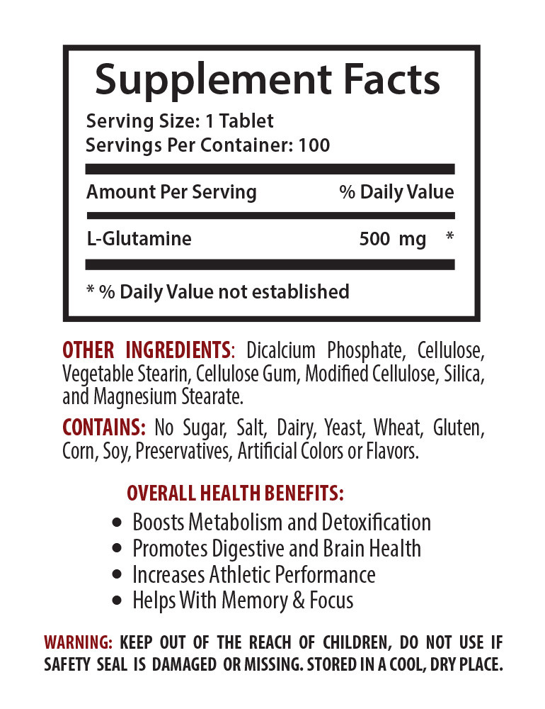 Best Quality LGlutamine LGLUTAMINE 500mg Helps Your Body Recover 2B eBay