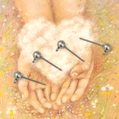 Stainless Steel Earring Hooks Stainless Steel Earring Posts Domed