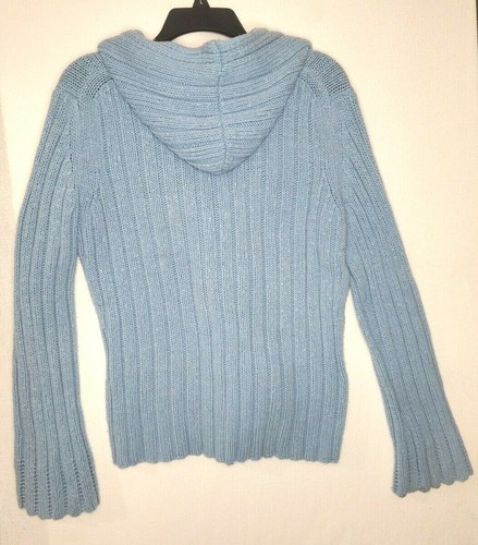 Express Knitted Hoodie Pullover Sweater Womens Size L - Picture 5 of 10