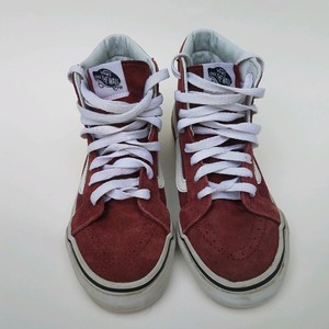 boys burgundy vans