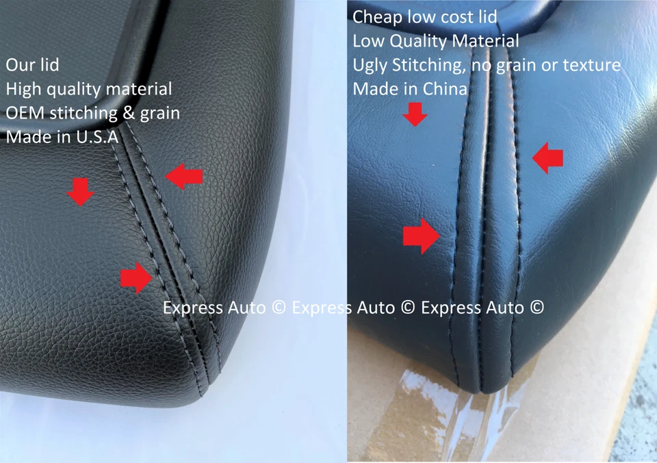 95-99 CHEVROLET K1500 K2500 K3500 CONSOLA DE ALMACENAMIENTO TAPA SUPERIOR CUBIERTA ALTA CALIDAD Foto 3 de 4