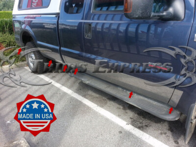 99-2010 Ford F-250/F-350 Super/Extended Cab Short Bed Rocker Panel Trim 10 1/2''