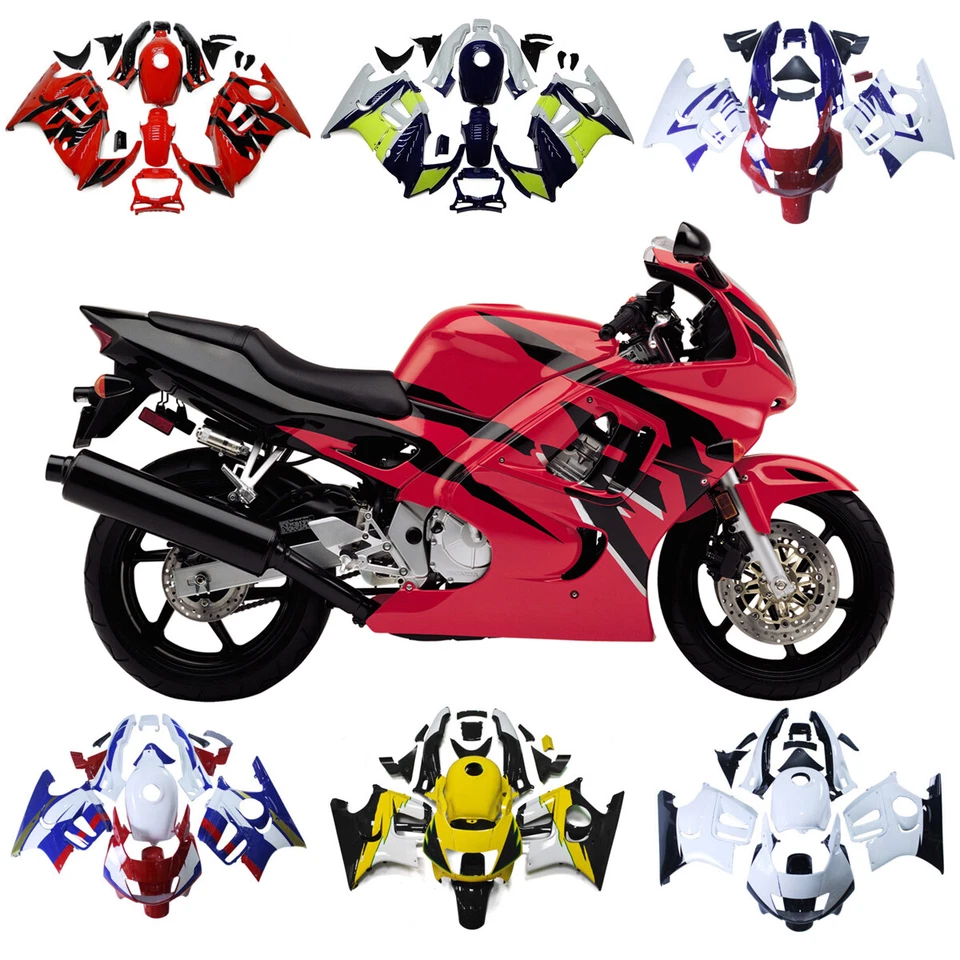 Kit de carenados de inyección para carrocería de plástico ABS Honda CBR600F3 95 96 1995 1996 Foto 2 de 4