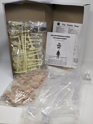 希少 Skil Craft Visible Man Anatomy Kit Vtg SKILCRAFT VISIBLE MAN ANATOMY MODEL KIT #74622
