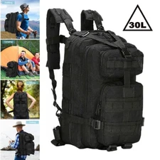 30L Military Tactical Backpack Rucksack Travel Bag for Camping Hiking Outdoor
