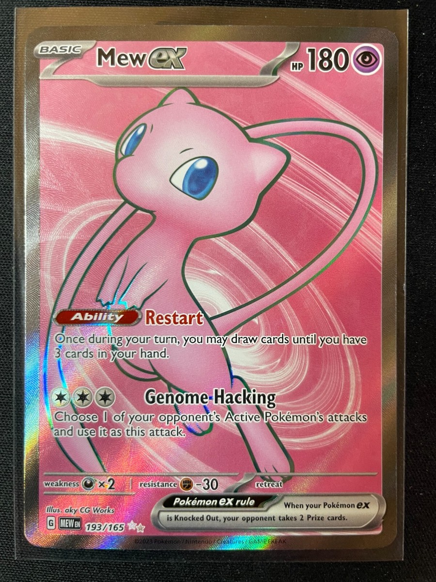 mew 151 Mew EX 195/165 SR 327/190 SSR 208/165 UR set Pokemon