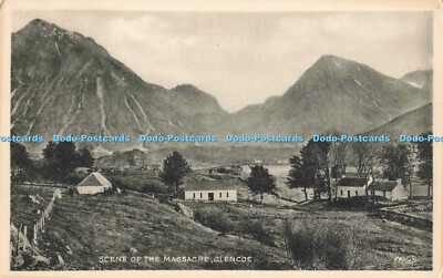 R198212 Szene des Massakers Glencoe Valentines Bromotypie Serie