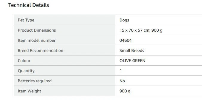 Cama de lujo para perros de palisandro oliva Foto 4 de 4