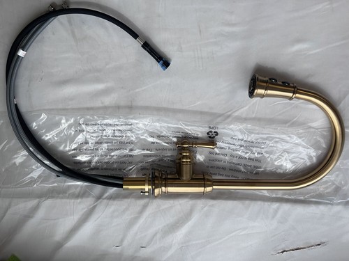 Signature Hardware Amberley herunterziehbarer Küchenarmatur - gebürstetes Gold - Bild 4 von 9