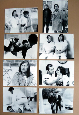Einer flog über das Kuckucksnest 8 PRESSEFOTOS 18x24cm Photos ´76 Jack Nicholson
