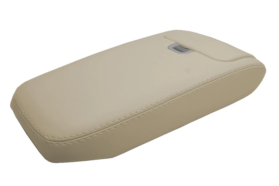Fits 1997-2006 Jaguar XK XK8 XKR PVC Leather Console Lid Armrest Cover Ned Ivory - Image 3 of 4