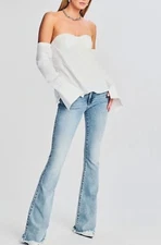 NWT SER.O.YA RANDI OFF THE SHOULDER TOP WHITE MSRP $295