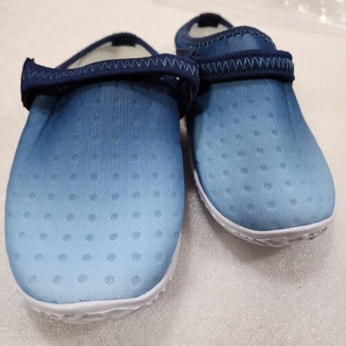 FEETCITY Girl Boys Sandal Walker Shoe Summer Crib Shoes, Gradient Blue 3-4 Years - Picture 3 of 8