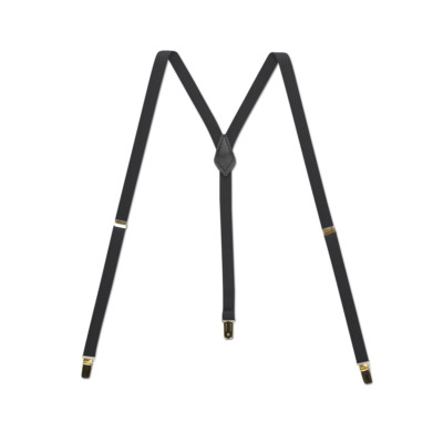 Men's Thin Suspenders - X/Y Back with Chromed Snap Ons, USA Made
