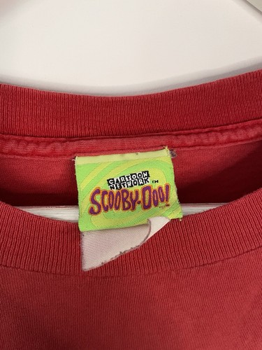 Scooby Doo Red Vintage T-Shirt Attitude Cartoon Network Shirt Graphic Large - Picture 6 of 9