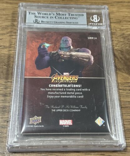 Josh Brolin SIGNED Thanos 2018 Avengers Strip Mined Metals BGS BAS AUTO - Picture 2 of 3