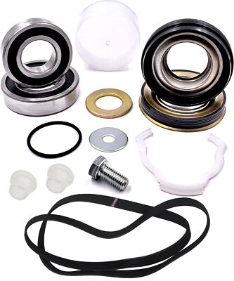 Maytag MLE2000AZW Washer Lip Seal Premium Bearings & Belt Kit