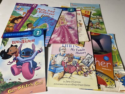 young readers book lot of 10 Step Into Reading Ready To Read I Can Read