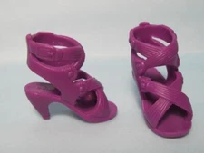 LIV FASHION DOLL SPINMASTER TWIST & DANCE DOLL CLOTHES-PURPLE HEELS SHOES SANDAL