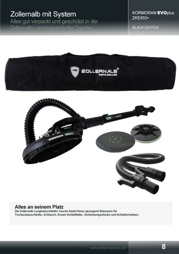 Zollernalb + Bosch SET oferta - Kormoran EVO + Plus ZKE850 + lijadora de construcción en seco - Imagen 12 de 12