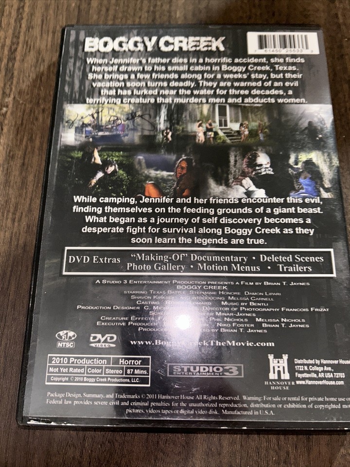 Boggy Creek The Legend Is True (DVD, 2011) Horror Terror Mystery Drama