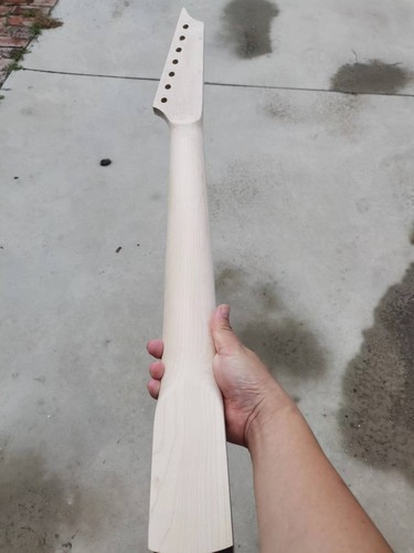 7string guitar neck 24fret 25.5inch maple rosewood fretboard dot inlay DIY necks - Picture 3 of 7