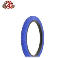 ALTA PERFORMANCE BICYCLE WIRE BEAD TIRE 18" X 2.125 BLUE BMX COMP III TREAD.