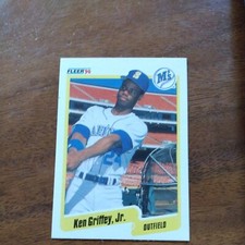 1990 Fleer Ken Griffey Seattle Mariners #513 Baseball Card HOF ' ERRORS
