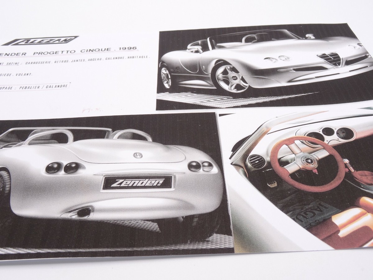 Alezan Models 1/43 – Kit Peint Zender Alfa Romeo Progetto Cinque 1996 – Concept-car