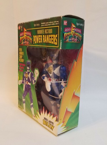 Bandai 8" Karate Action Power Rangers Billy Blue & Kimberly Pink & Putty Patrol - Foto 7 di 12