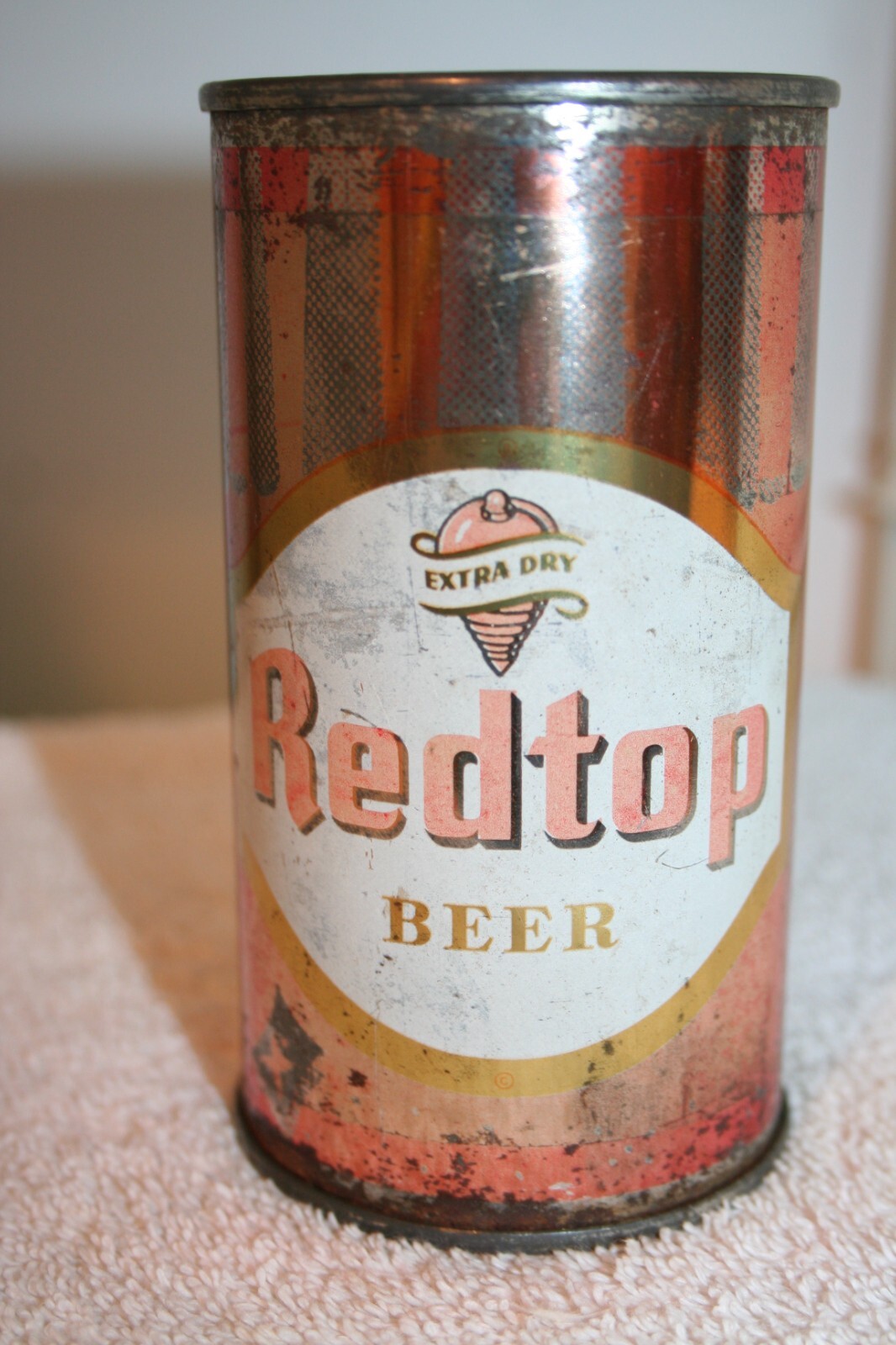 Redtop BEER 12 oz. 1956 flat top Cincinnati, Ohio eBay