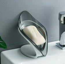 Plastic Leaf-Shaped Soap Dish Holder