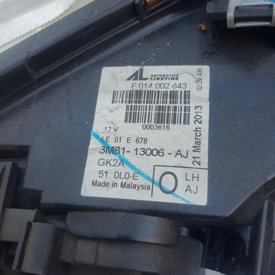 Faro halógeno lado del conductor OEM para Mazda 6 2006-2008 3M81-13006-AJ Foto 3 de 4