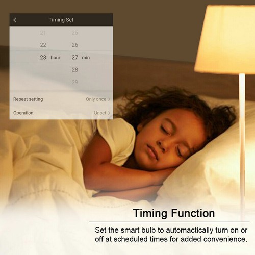 E27/B22 WiFi RGB Smart LED Light Bulb Colour Changing For Alexa Google Home 10w - Picture 12 of 15