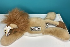 Disney Parks Animal Kingdom Lion Plush Laying Stuffed Lion With Tags And Pin 14  